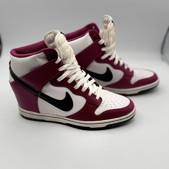 Nike Dunk Sky Hi Wedge Bright Magenta 528899-502 Women’s Size 10 Sneakers 2013 - Picture 1 of 10